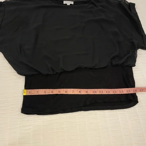 Joseph A Elegant Black Women's Top Size Large. - Picture 7 of 10